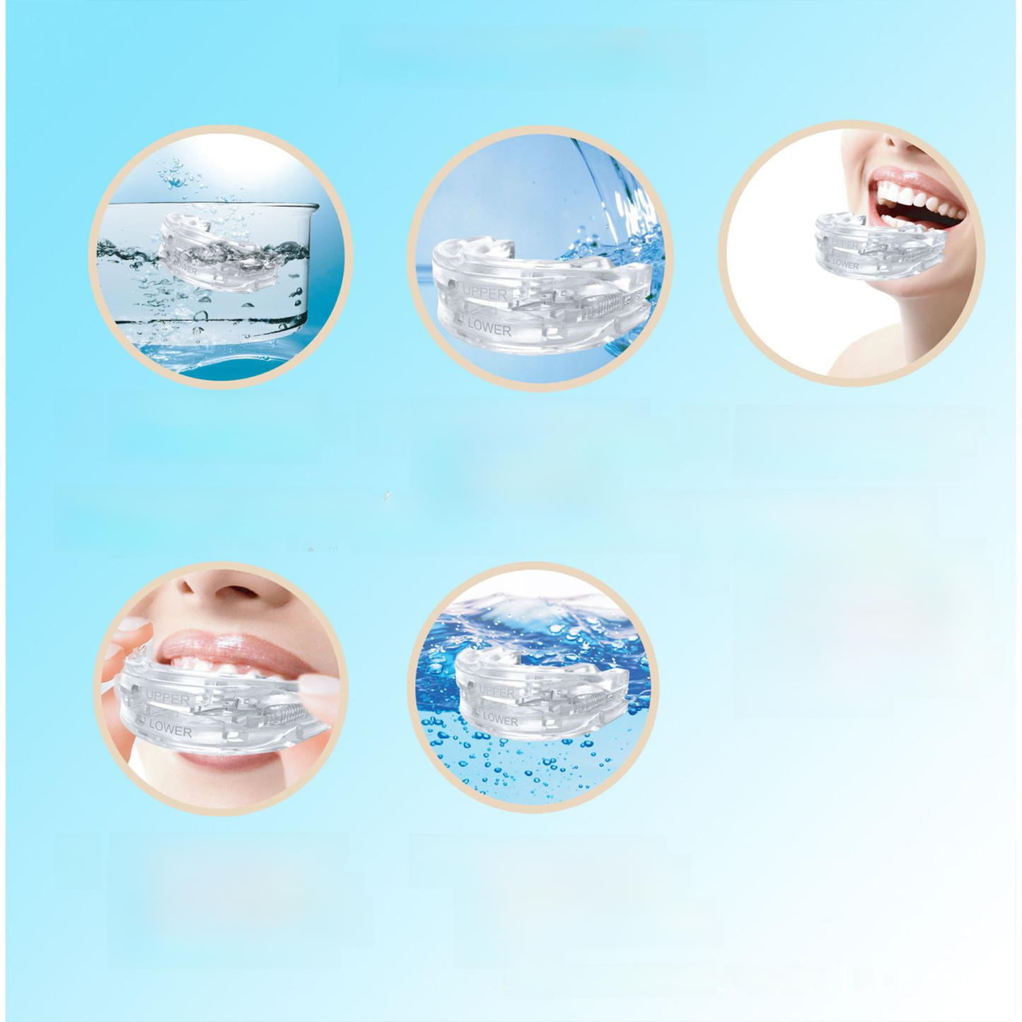 Adjustable Anti-Snore Mouthpiece Device for Sleep