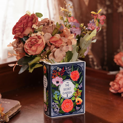 Ceramic Book vase for Flowers Book